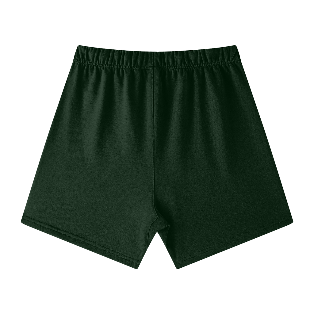 Streetwear Unisex Heavyweight Earth Tone Loose Fit Cotton Shorts