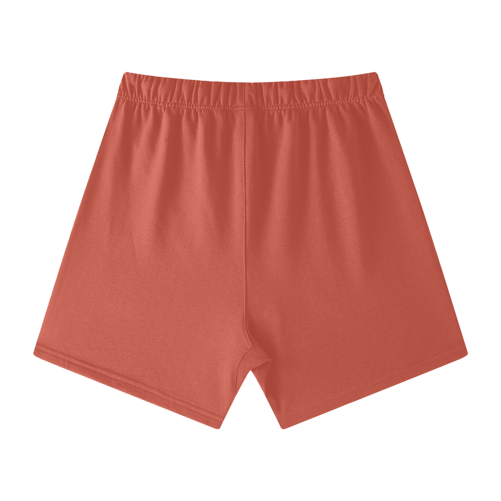 Streetwear Unisex Heavyweight Earth Tone Loose Fit Cotton Shorts